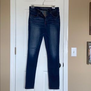SOLD American Eagle Stretch High Waist Jeans- 8